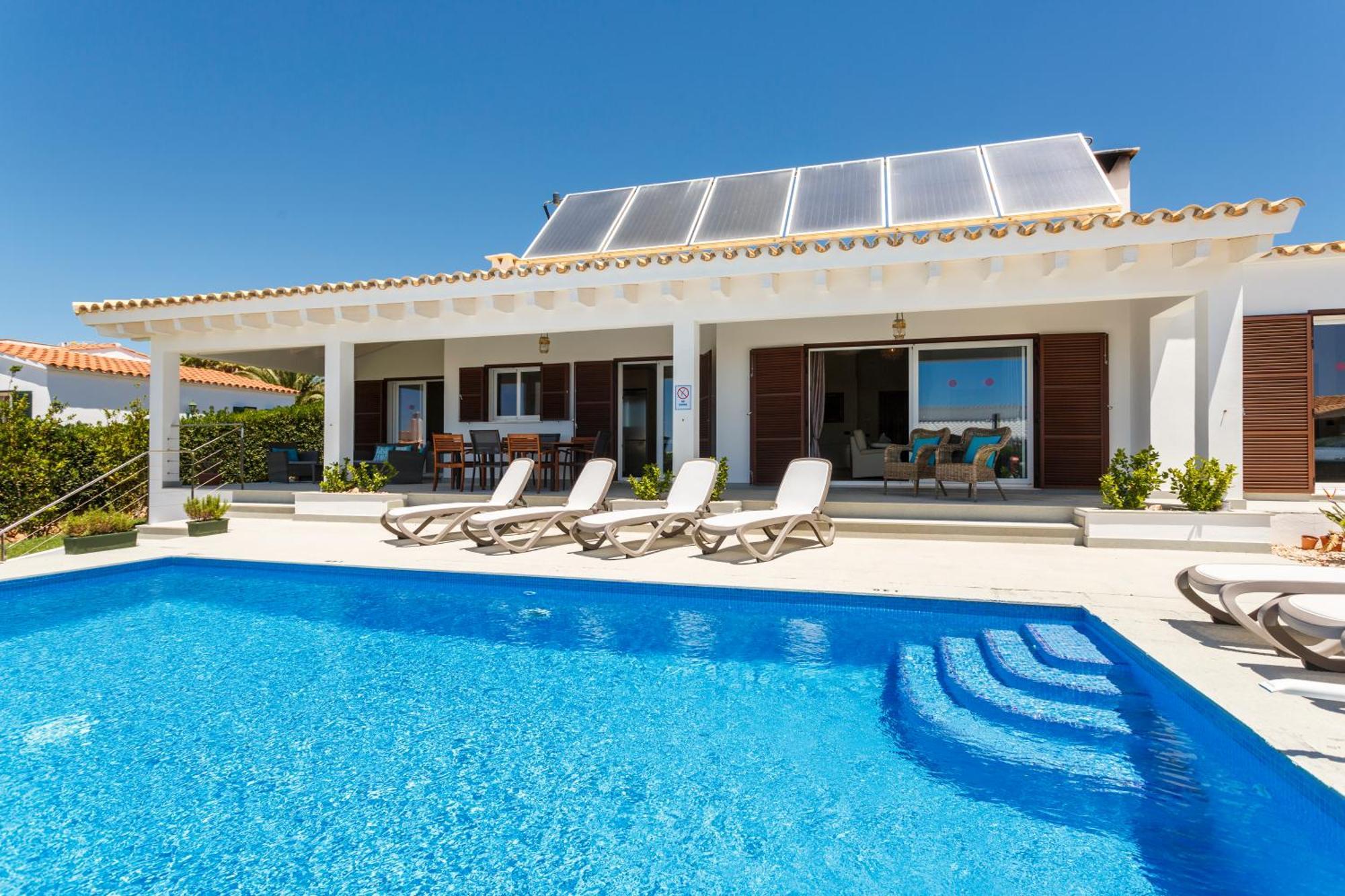 Bini Sole - Villa De Lujo Con Piscina En Menorca Binibeca Exterior foto
